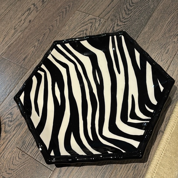Roscher Zebra print dinner plate 1 piece - Picture 3 of 9